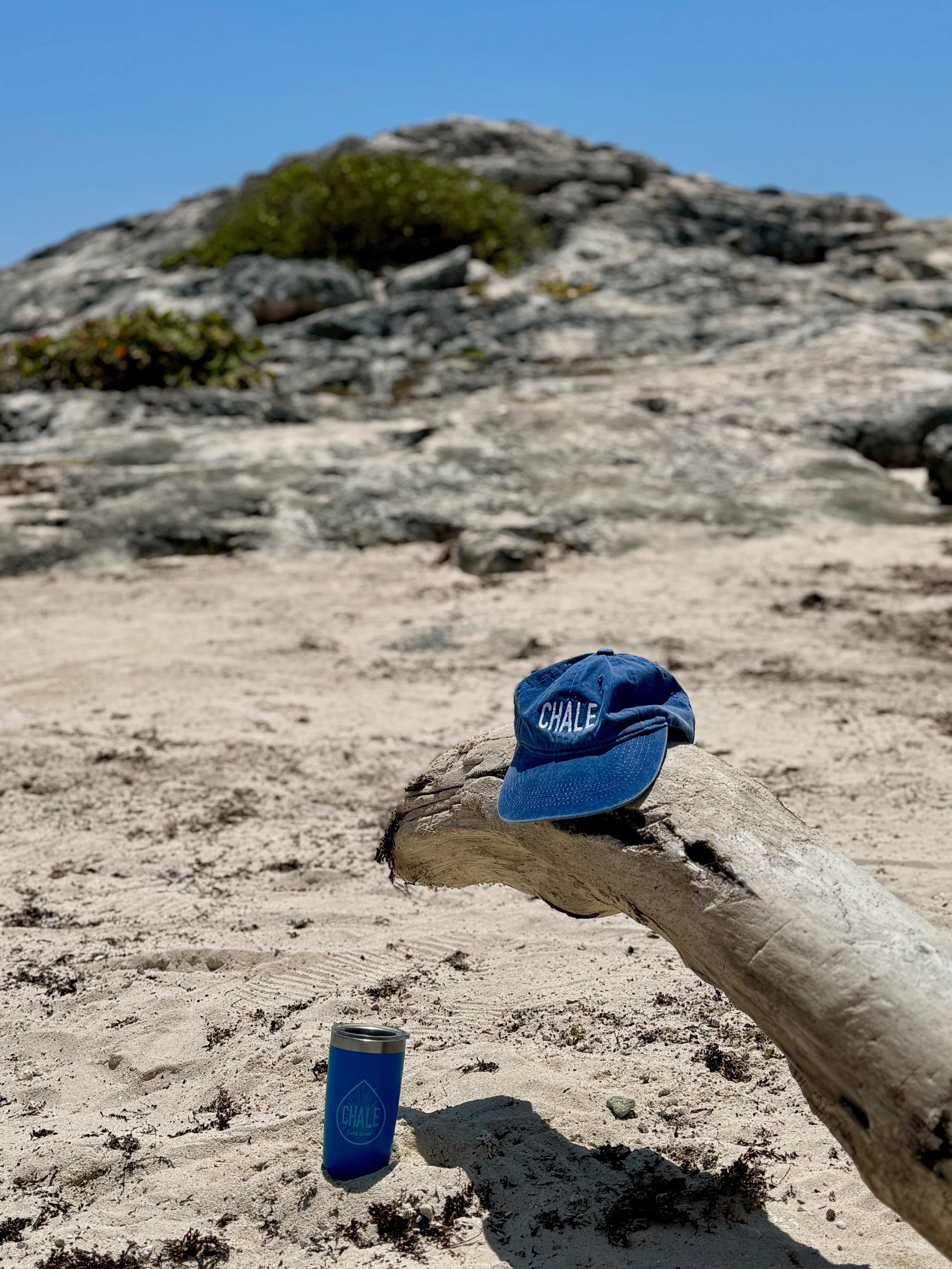 Gorra CHALE azul lavada